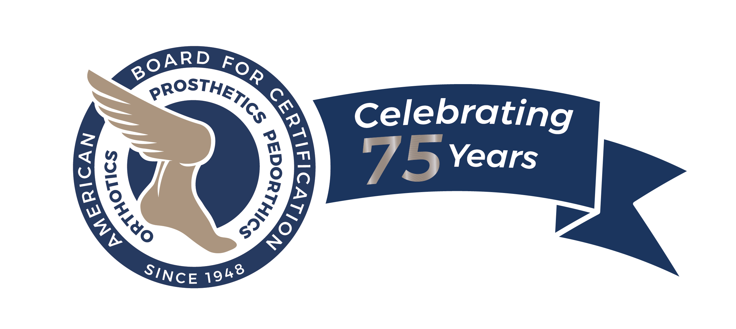 ABC logo with ribbon on right that says Celebrating 75 Years