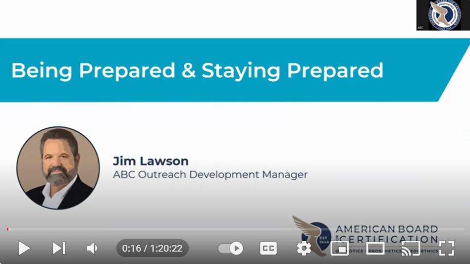 Opening screen of webinar PPT presentation showing the title and photo of host, Jim Lawson.